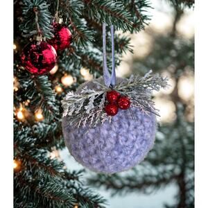 Handmade Crocheted Christmas Ornament Christmas Bauble